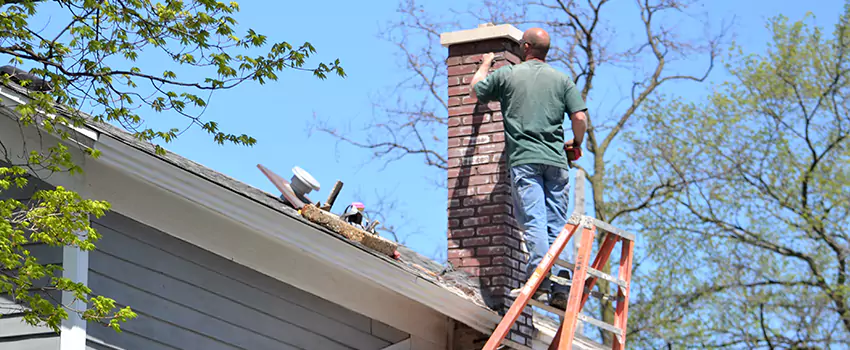 Vinyl and PVC Chimney Flashing Installation in Shoreview, MN