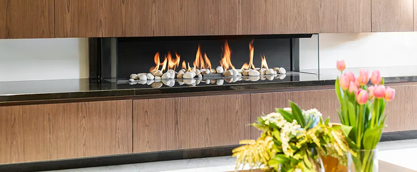 Double-height Fireplace Design Refurbishment in Shoreview, Minnesota