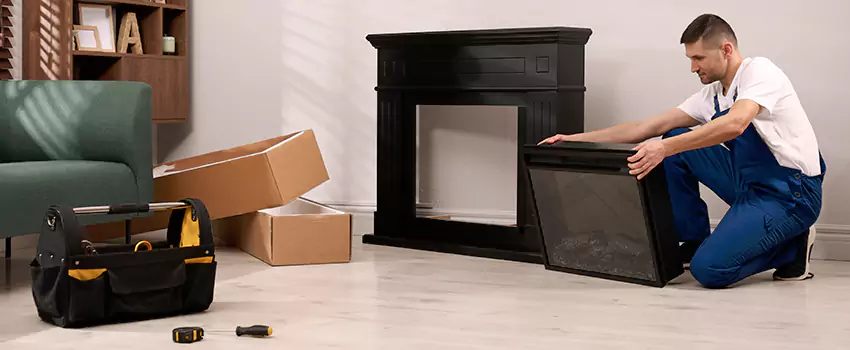 Old Rusted Metal Fireplace Repair And Replacement in Shoreview, MN