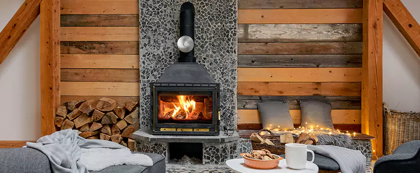 Thelin Hearth Products Direct Vent Gas Stove Fireplace Inspection in Shoreview, Minnesota